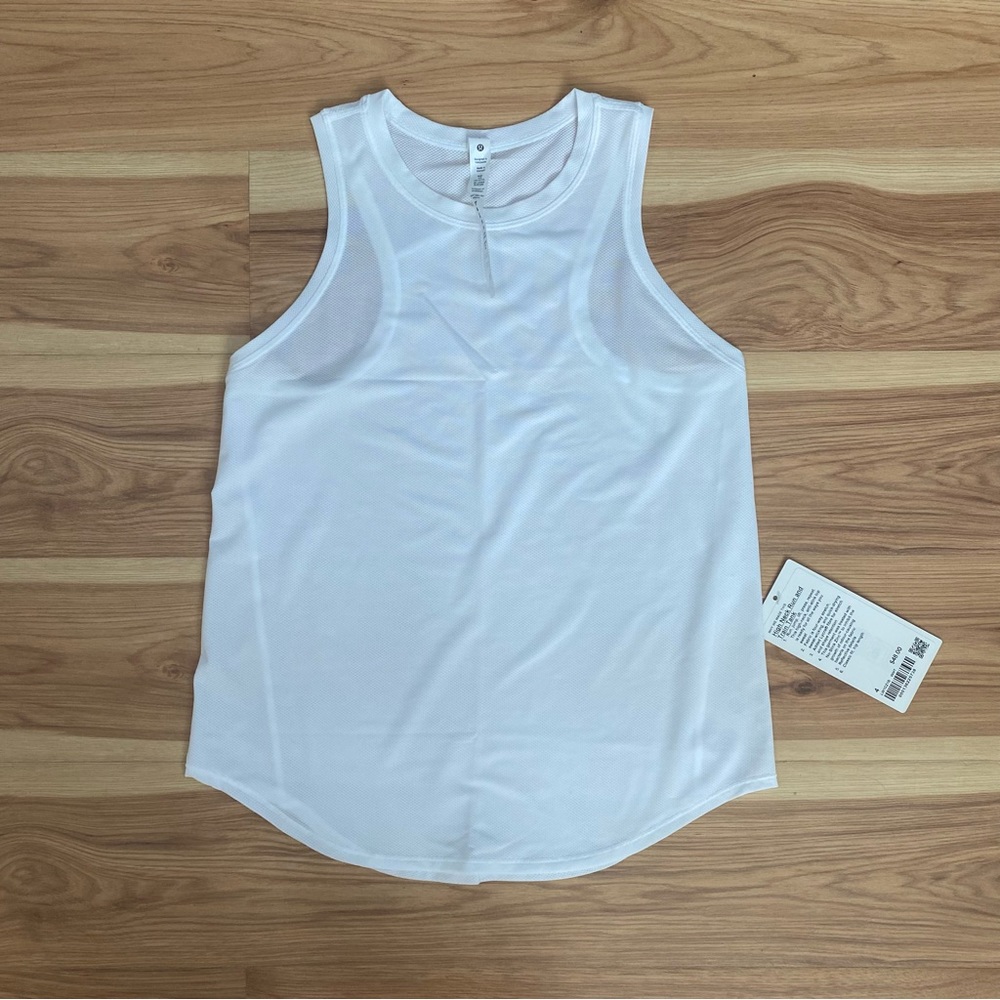 Lululemon high neck run and train tank